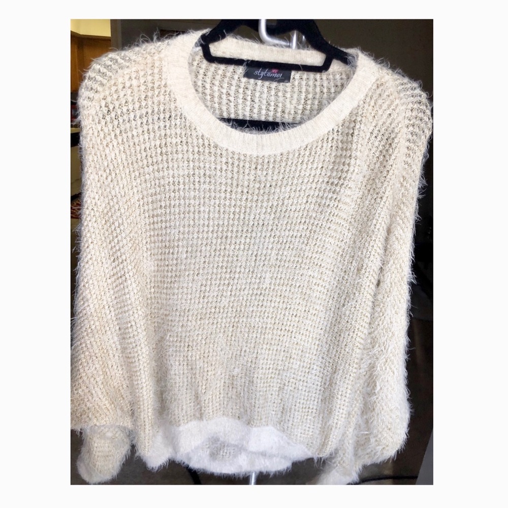 Ivory Fuzzy Sweater
